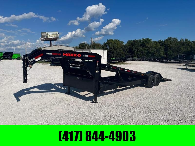 2020 MAXXD 102x28 Tandem 14K GN Power Tilt Equipment Trailer w/ Drive