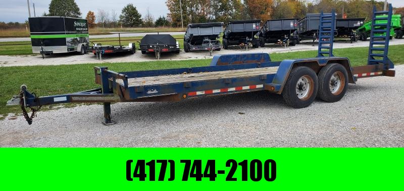 2012 BB 80X20 TANDEM 16K BOBCAT TRAILER W/HD STAND UPS & 8K AXLES 2012 BB 80X20 TANDEM 16K BOBCAT TRAILER W/HD STAND UPS & 8K AXLES