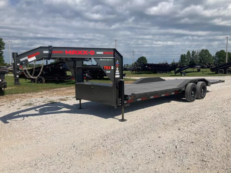 2026 MAXX-D 102X24 TANDEM 18K GN TILT W/ DRIVE OVER FENDERS, STEEL FLOOR & WIRELESS REMOTE