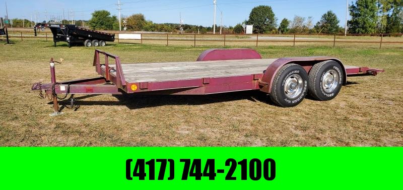 1994 Double 83X18 TANDEM 7K CAR HAULER W SLIDE OUT RAMPS NEW TIRES 1994 Double 83X18 TANDEM 7K CAR HAULER W SLIDE OUT RAMPS NEW TIRES
