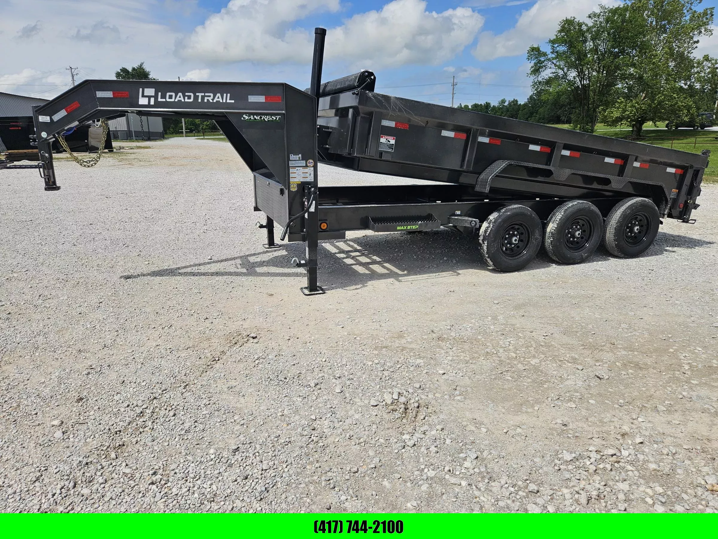 2026 Load Trail 83x16 TRIPLE 21K TELESCOPIC GOOSENECK DUMP W