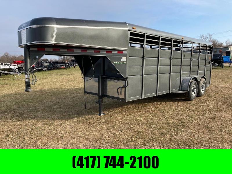 2022 Calico 6X20X6'6" TANDEM 12K GN STOCK W/ NECK STORAGE