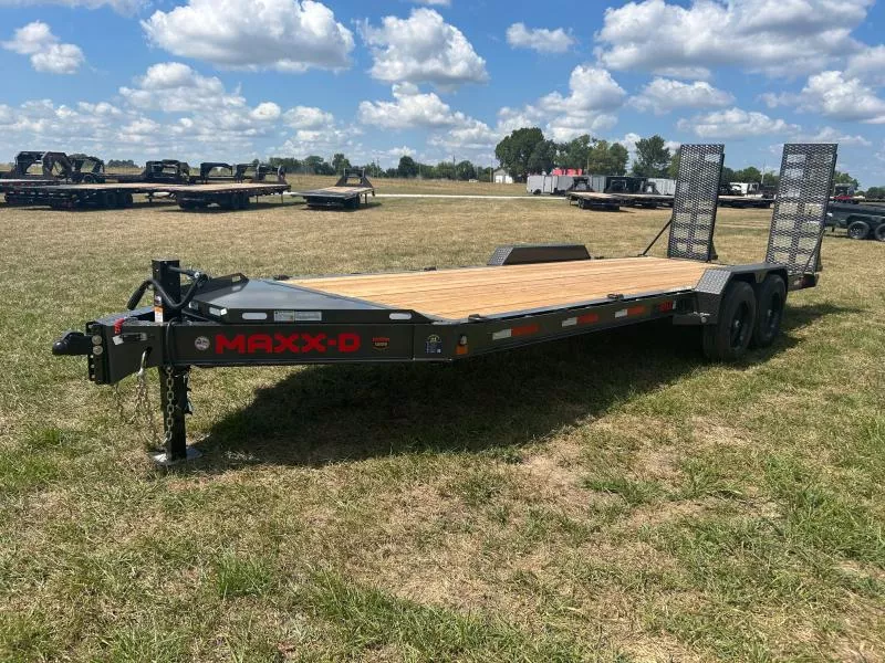 2026 MAXX-D 83x22 Tandem 17.5K Equipment Trailer w/ 2' Dove, Standup Ramps, & Toolbox