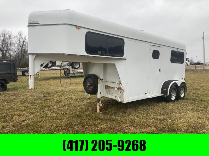 1996 Sundowner Trailers Tandem 2 Horse GN Livestock Trailer 1996 Sundowner Trailers Tandem 2 Horse GN Livestock Trailer