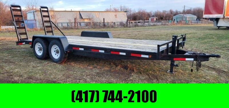 2002 TARG 83X20 TANDEM 14K EQUIPMENT HAULER W/STAND UP RAMPS 2002 TARG 83X20 TANDEM 14K EQUIPMENT HAULER W/STAND UP RAMPS