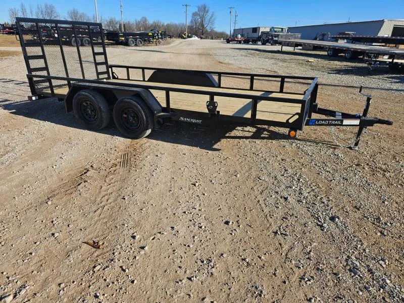 2026 Load Trail 83X16 TANDEM 7K TUBETOP UTILITY W/4' SPRING GATE