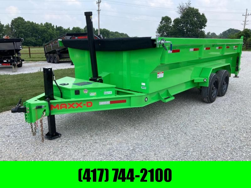 2022 MAXXD 83x16 TANDEM 16K TELESCOPIC DUMP W/ FLARE SIDES, HYDRAULIC JACK & WIRELESS REMOTE 2022 MAXXD 83x16 TANDEM 16K TELESCOPIC DUMP W/ FLARE SIDES, HYDRAULIC JACK & WIRELESS REMOTE