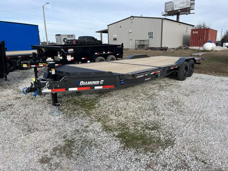 2026 102x24 18K Diamond C HXD208 PRO TILT w/ Drive Over Fenders/ 18ply Tires