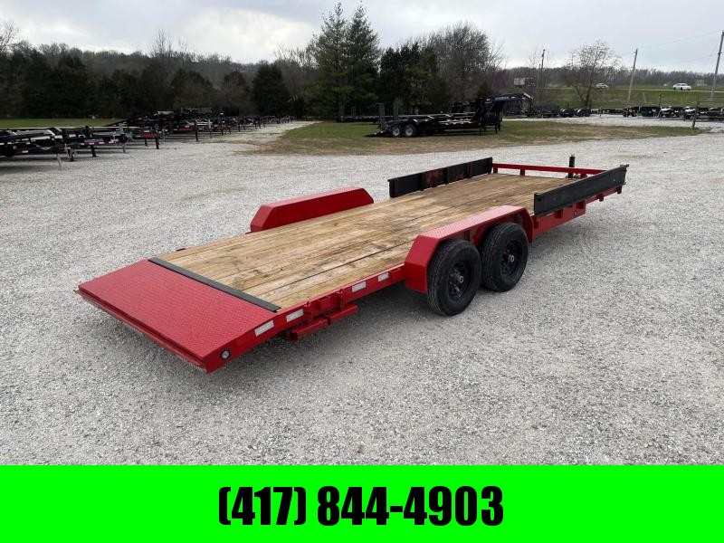 2022 LOAD N GO 83 X 22 CAR HAULER RED W/ 5200LB AXLES 2022 LOAD N GO 83 X 22 CAR HAULER RED W/ 5200LB AXLES