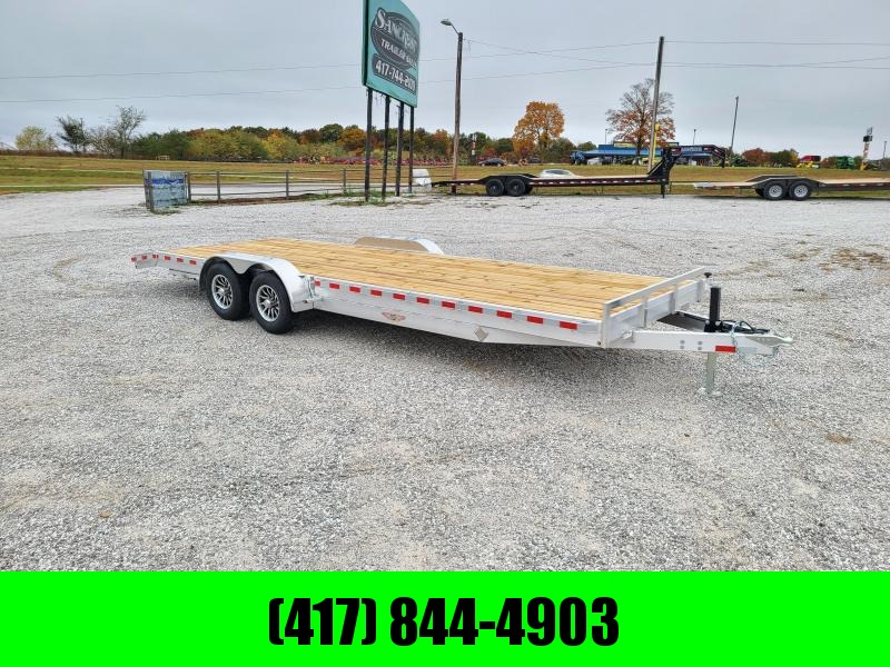 2021 H and H Trailer 82 X 24 ALUMINUM CAR HAULERW/5200LB AXLES 2021 H and H Trailer 82 X 24 ALUMINUM CAR HAULERW/5200LB AXLES