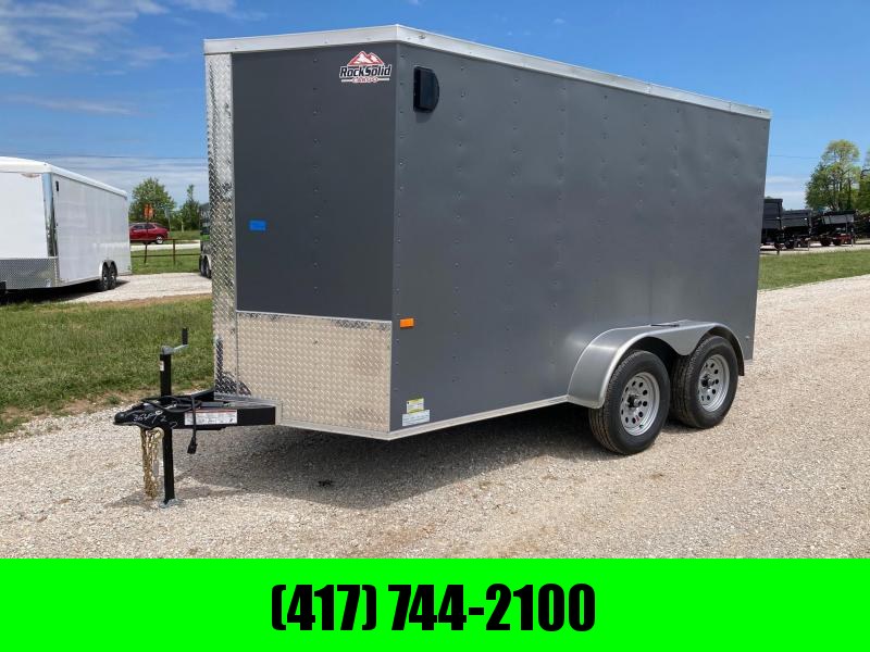 2021 Rock Solid Cargo 6X12 TANDEM 7K W/ 6' HEIGHT 2021 Rock Solid Cargo 6X12 TANDEM 7K W/ 6' HEIGHT