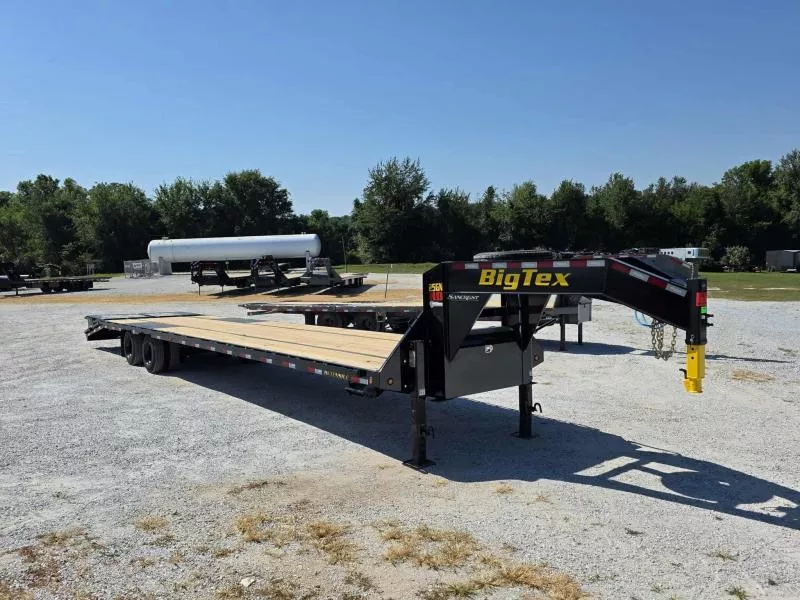 2026 Big Tex 102x40 Tandem 25.9K GN Flatbed w/ Mega Ramps, 2-Speed Jacks & 14 Ply Tires