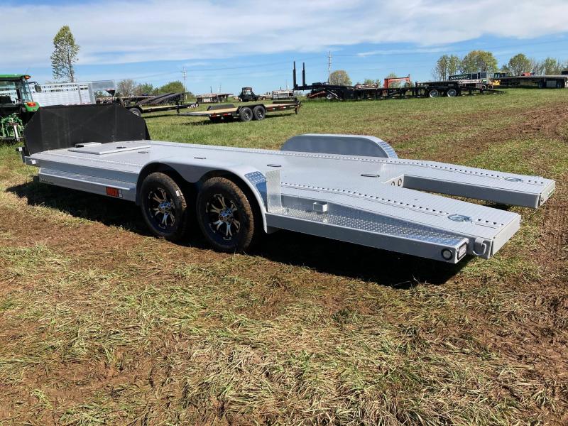 2021 MAXXD 83X22 TANDEM 10K CAR HAULER W/ ROCK SHIELD, TOOLBOX, WINCH