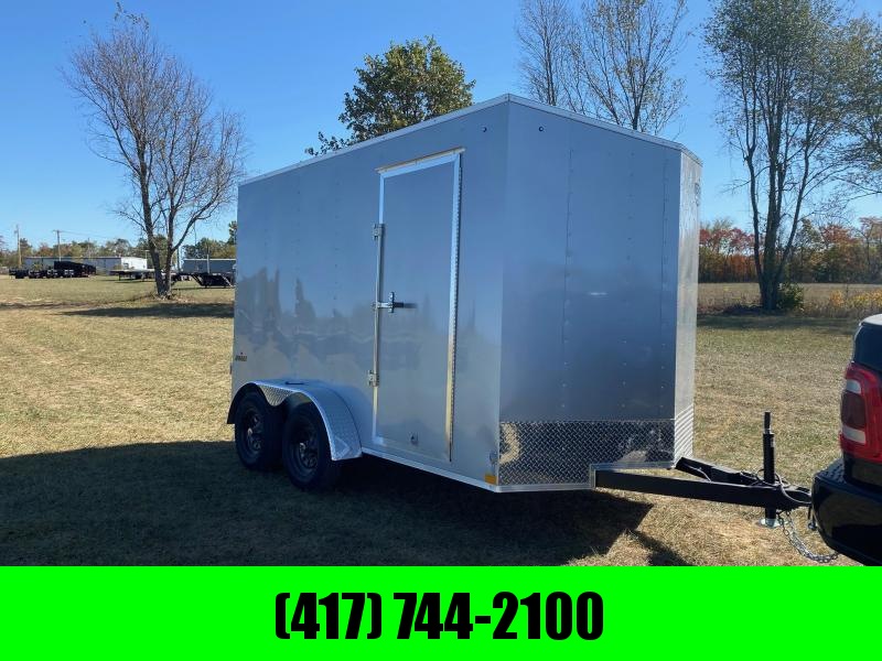 2021 Impact 7X12 TANDEM 7K SILVER CARGO W/7' HEIGHT 2021 Impact 7X12 TANDEM 7K SILVER CARGO W/7' HEIGHT