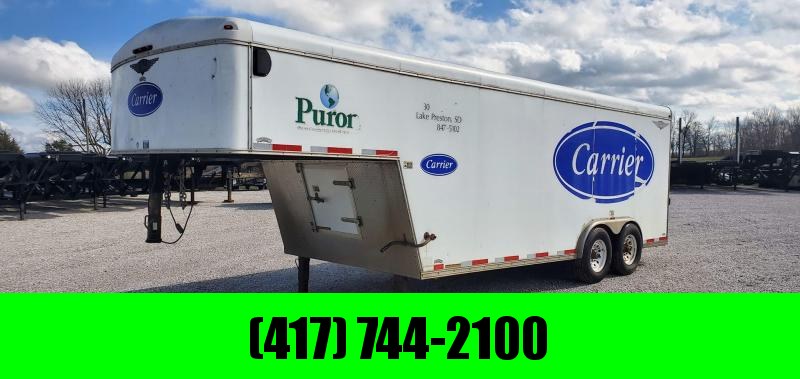 2003 H and H 8.5X18 GN WHITE ROUND TOP CARGO W/7' HEIGHT 2003 H and H 8.5X18 GN WHITE ROUND TOP CARGO W/7' HEIGHT