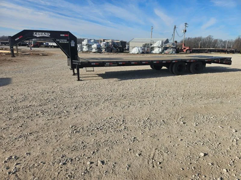 2026 Legend 102X30 TANDEM LO-PRO GOOSENECK W/10K AXLES MAX RAMPS & RETRACTABLE STEPS(DISCOUNTED)