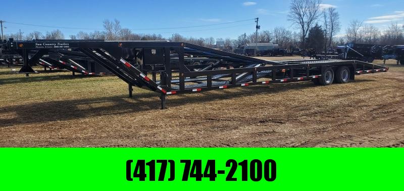 2022 Sun Country 102X53 TANDEM 4/5 DROP DECK CAR HAULER W/5FT FRONT FLIPPERS,EOH DISC BRAKES ALUMINUM RAMPS & 4' REAR FLIPPERS 2022 Sun Country 102X53 TANDEM 4/5 DROP DECK CAR HAULER W/5FT FRONT FLIPPERS,EOH DISC BRAKES ALUMINUM RAMPS & 4' REAR FLIPPERS