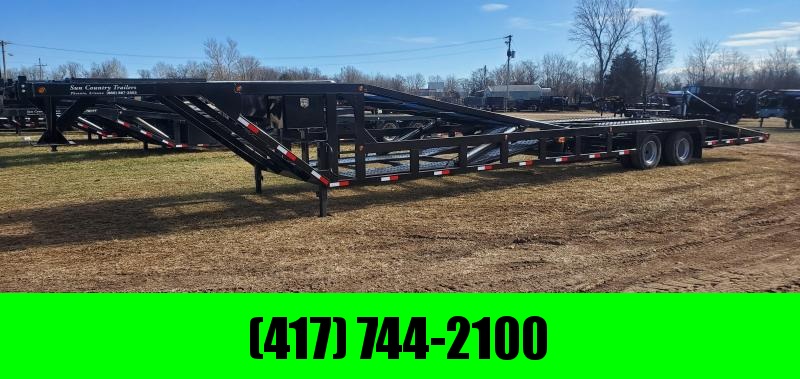 2022 Sun Country 102X53 TANDEM 4/5 DROP DECK CAR HAULER W/5FT FRONT FLIPPERS,EOH DISC BRAKES ALUMINUM RAMPS & 4' REAR FLIPPERS 2022 Sun Country 102X53 TANDEM 4/5 DROP DECK CAR HAULER W/5FT FRONT FLIPPERS,EOH DISC BRAKES ALUMINUM RAMPS & 4' REAR FLIPPERS