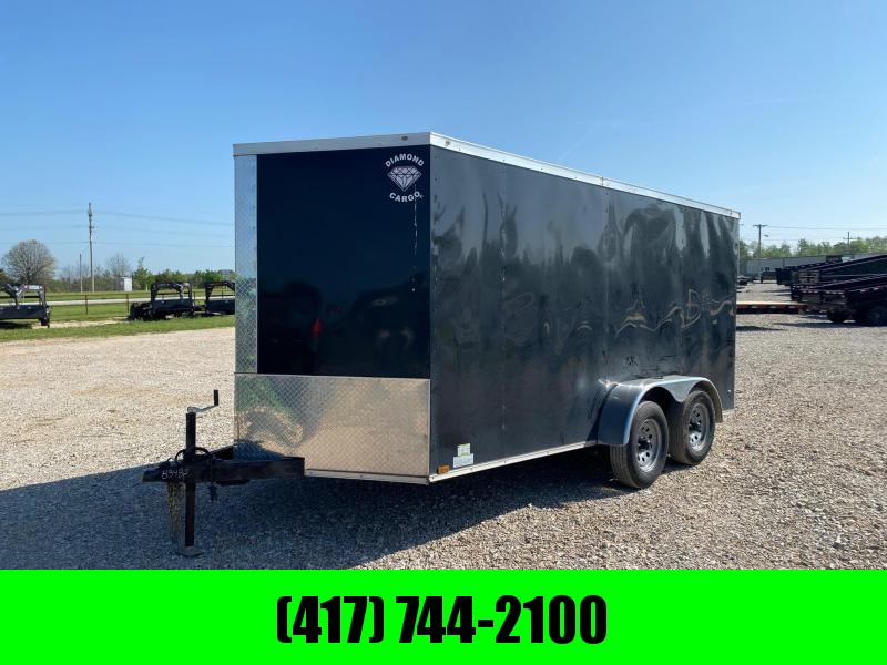 2021 Diamond 7x14 Tandem 7k Cargo with Ramp Door 2021 Diamond 7x14 Tandem 7k Cargo with Ramp Door