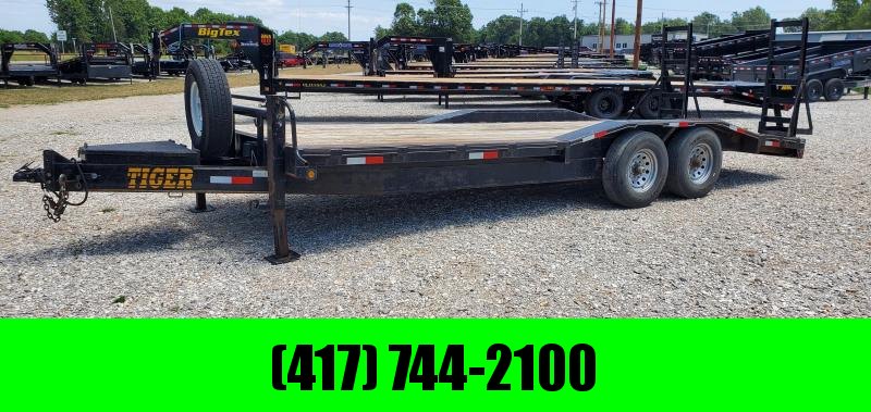 2018 Tiger 102X22 TANDEM 14K BUGGY HAULER W/14PLY TIRES STANDUP RAMPS TOOLBOX & DRIVEOVER FENDERS 2018 Tiger 102X22 TANDEM 14K BUGGY HAULER W/14PLY TIRES STANDUP RAMPS TOOLBOX & DRIVEOVER FENDERS