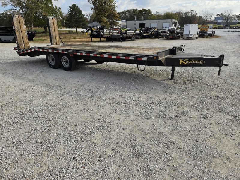 2017 Kaufman 102X23 TANDEM 14K DECKOVER W/WOOD DOVE & WOOD FILLED STANDUPS