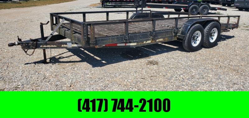1996 Kodiak 83X20 12K UTILITY W/REMOVABLE RAILING SLIDE IN RAMPS & STAB JACKS 1996 Kodiak 83X20 12K UTILITY W/REMOVABLE RAILING SLIDE IN RAMPS & STAB JACKS