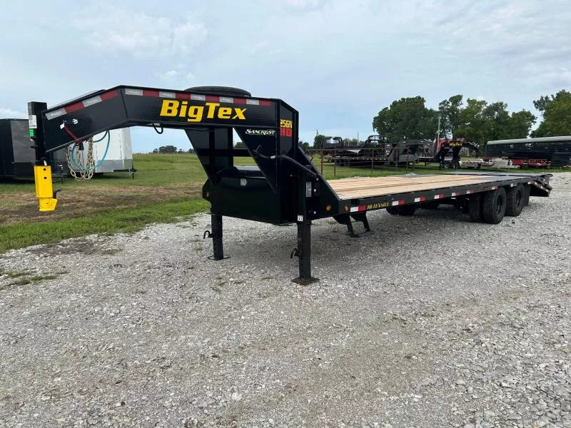 2026 Big Tex 102x30 Tandem 25.9K GN Flatbed w/ Mega Ramps, 2-Speed Jacks & 14 Ply Tires
