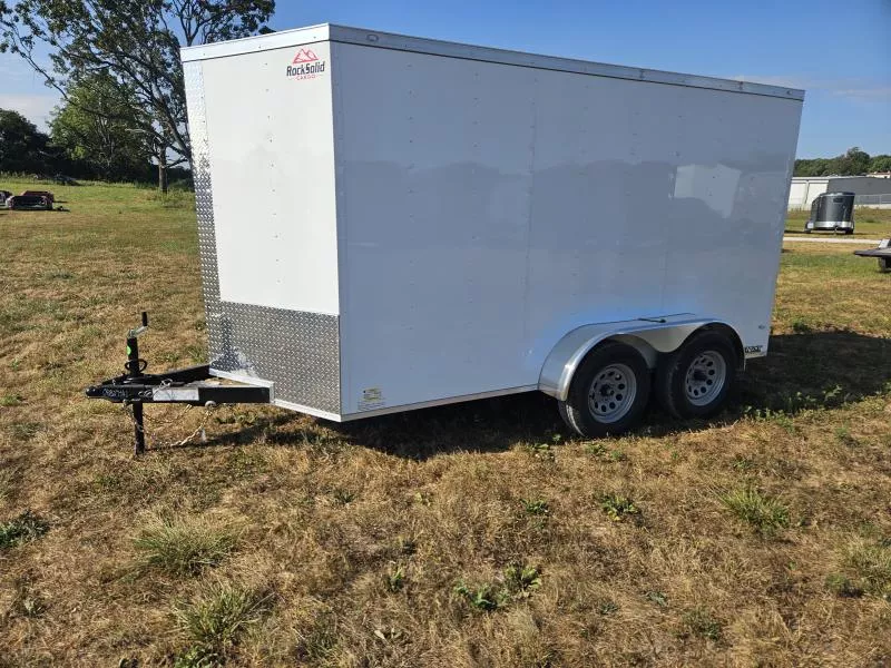 2026 Rock Solid 6X12 TANDEM 7K CARGO W/6'6" HEIGHT & RAMP DOOR