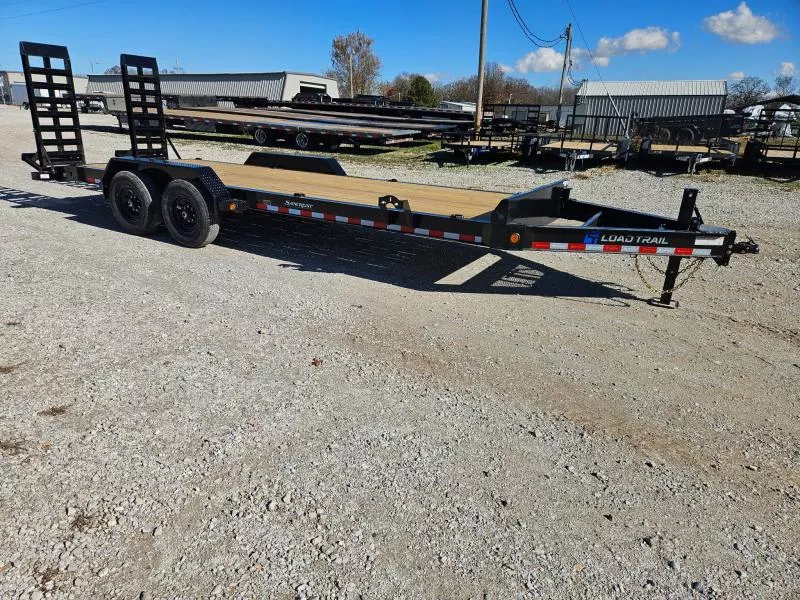 2026 Load Trail 83x22 TANDEM 14K EQUIPMENT HAULER W/8" I-BEAM FRAME TOOL TRAY & WIDE STANDUPS