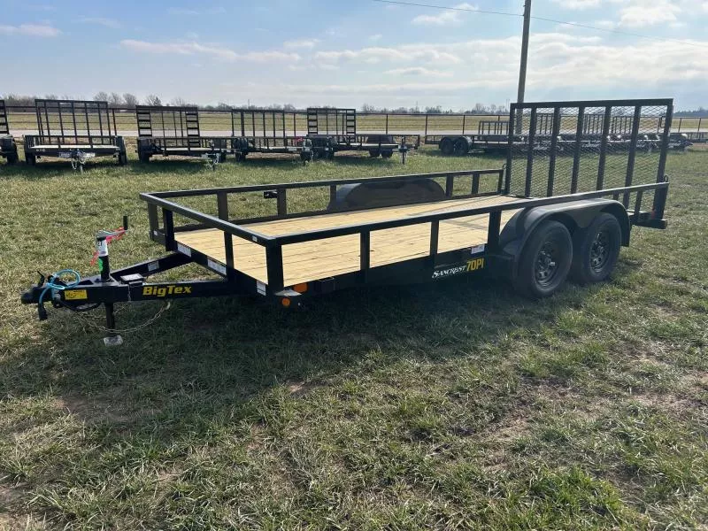 2026 Big Tex 83x16 Tandem 7K Utility w/ 4' Ramp Gate