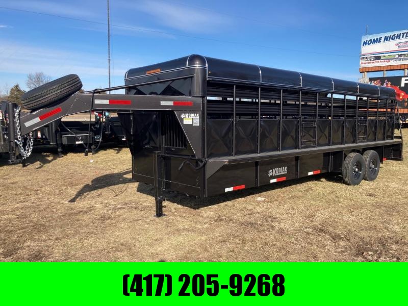 2022 Kodiak 6'8x24 Tandem 14K Livestock Trailer Stock Trailers For Sale Classifieds for
