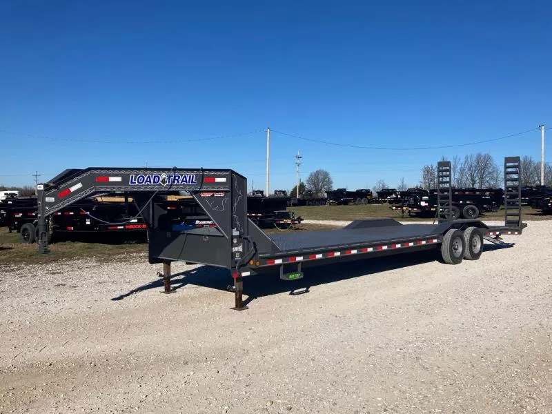 2020 Load Trail 102X32 TANDEM 14K GN W/ STAND UP RAMPS, DRIVE OVER FENDERS & STEEL FLOOR