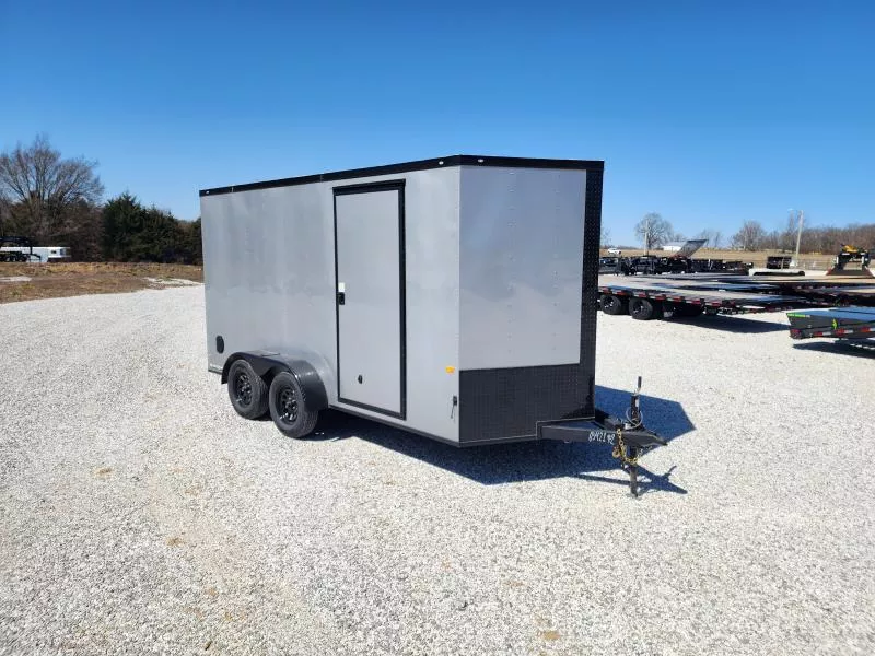 2025 Rock Solid 7x14 Tandem 7K Cargo w/ Ramp Door & 7' Interior Height