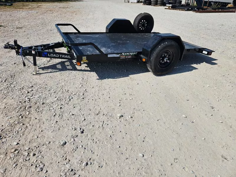 2026 Load Trail 77X12 SINGLE 7K SCISSOR HAULER W/STEEL TRACTION DECK