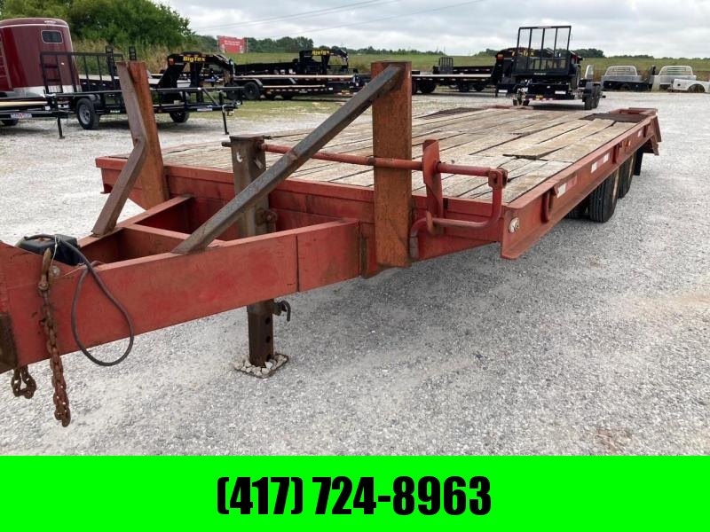 1986 Belshe 102X25 20K Equipment Trailer 1986 Belshe 102X25 20K Equipment Trailer