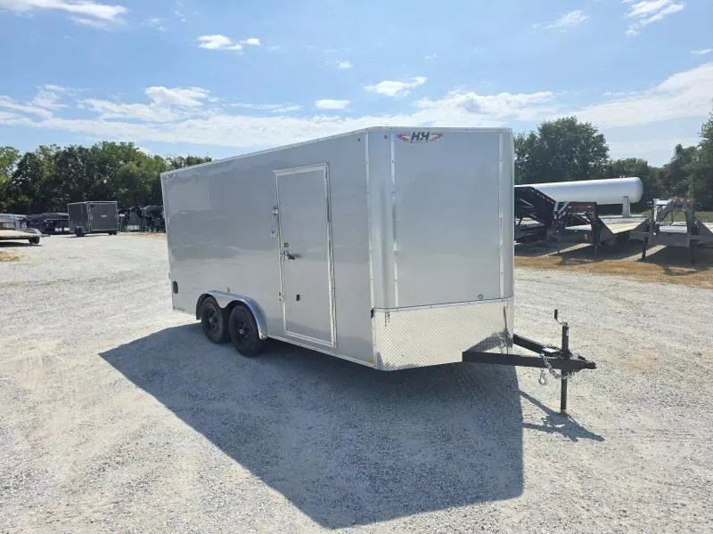 2025 H and H 8x16 Tandem 10K Cargo w/ Ramp Door & 7' Interior Height