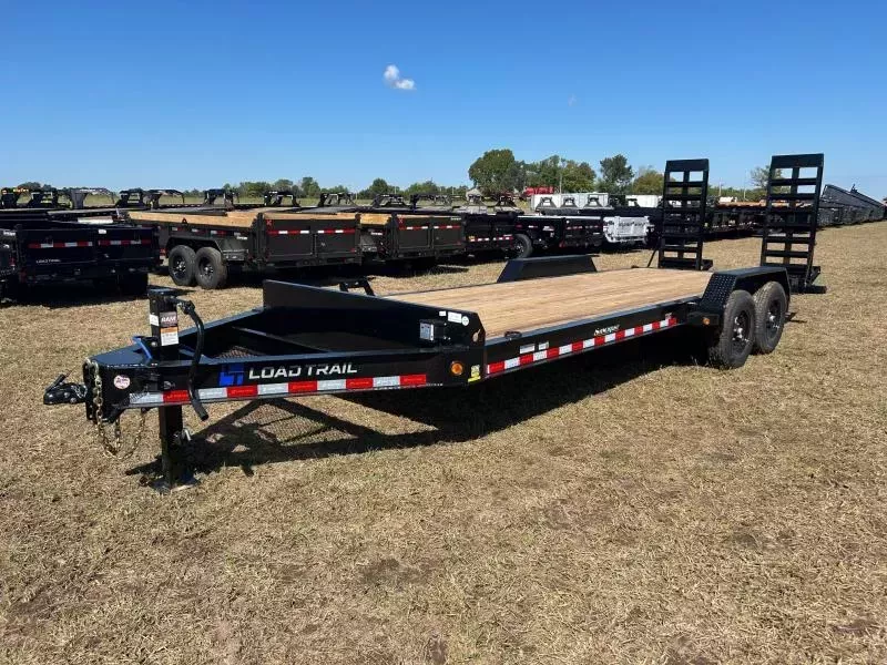 2026 Load Trail 83x22 Tandem 14K Equipment Trailer w/ 2' Dove, Standup Ramps, & Tool Tray