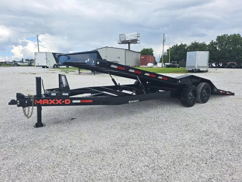 2022 MAXX-D 102X24 TANDEM 17.5K FULL TILT W/ HYDROJACK, WINCH PLATE 