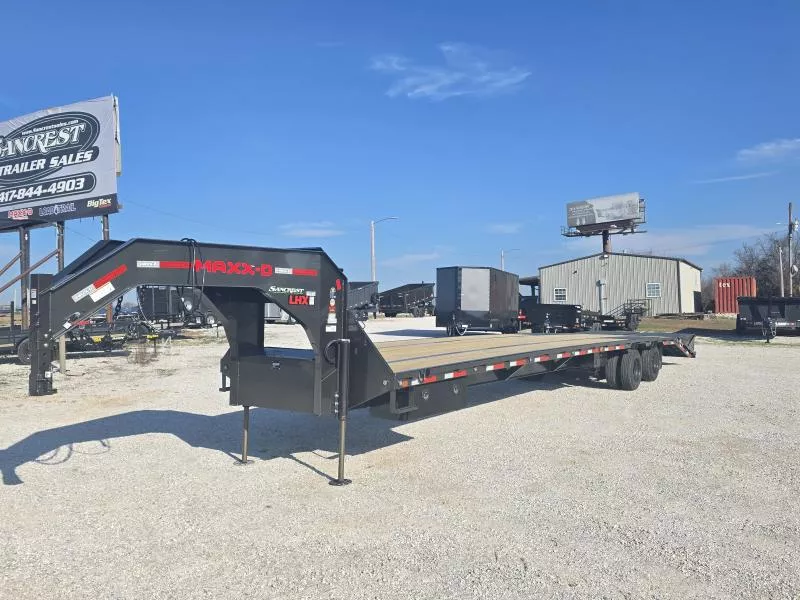 2026 MAXX-D 102 X 40 LHX TANDEM GN W/ 5' DOVE/ MAX RAMPS/ HYDRO JACKS/ TORQUE TUBE/ 2-16K AXLES