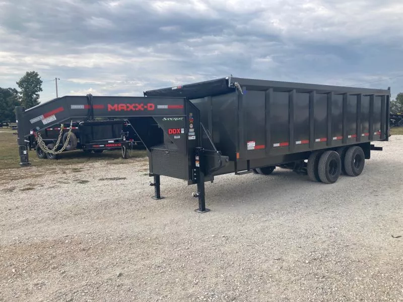 2026 MAXX-D 96X20 TANDEM 24K GN DUMP WITH 4' SIDES, SLIDE IN RAMPS & WIRELESS REMOTE