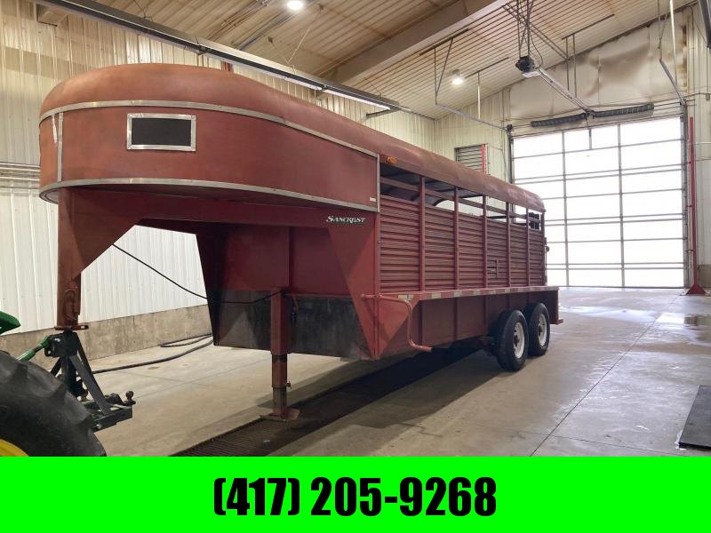 2001 Homemade Tandem Livestock Trailer 2001 Homemade Tandem Livestock Trailer