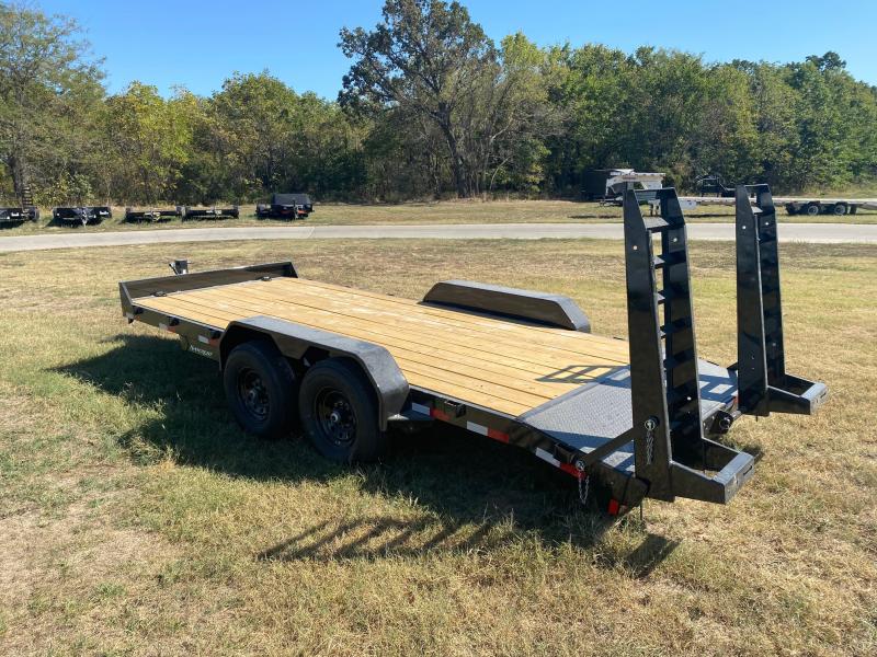 2022 Rice 82x18 Tandem 14K Equipment Trailer w/ Standup Ramps