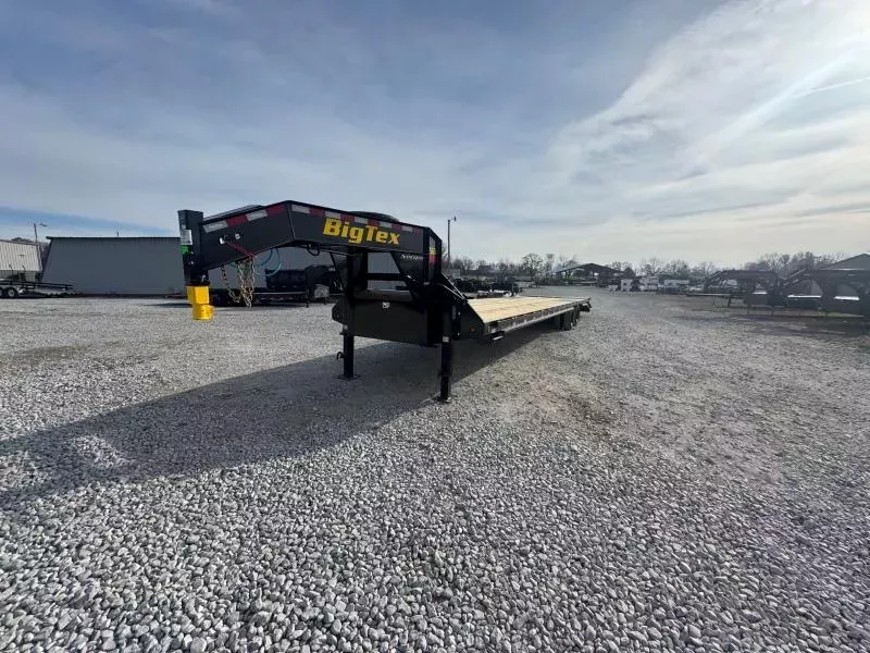 2026 Big Tex 102x40 Tandem 25.9K GN Flatbed w/ Mega Ramps, 2-Speed Jacks 14PLY Tires