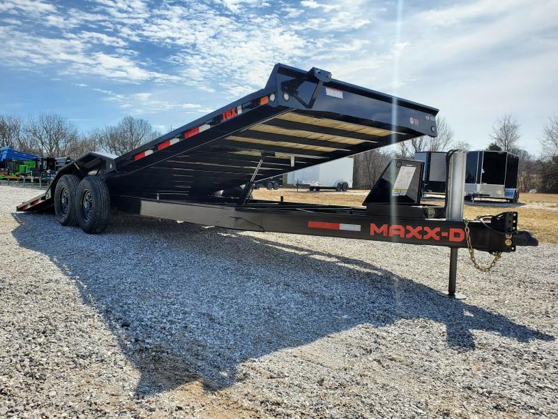 2022 MAXXD 102x24 Tandem 14k Power Tilt With Steel Floor, Hydro Jacks