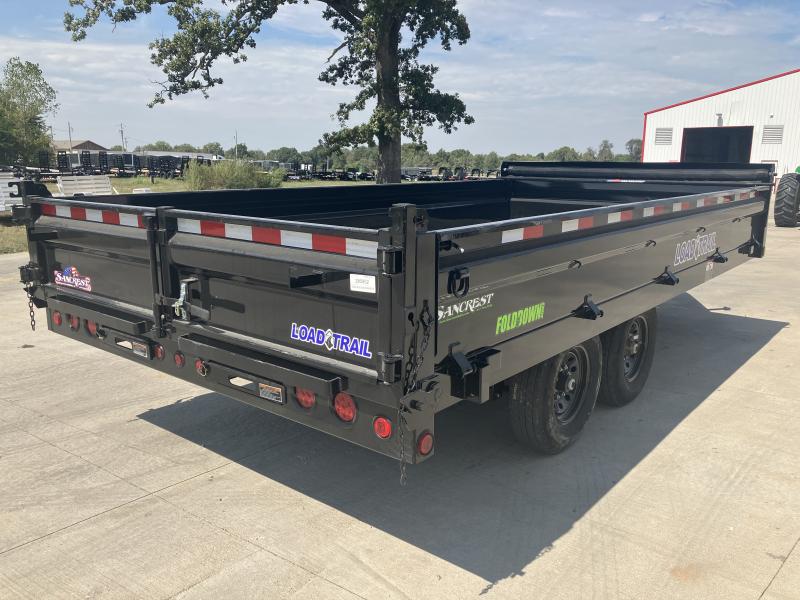 2023 Load Trail 96x16 Tandem 14K Deckover Dump Trailer w/ 18" Fold Down
