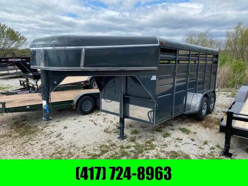 2021 Calico Trailers Tandem GN Livestock Trailer Stock Trailers For