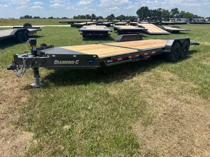 2026 Diamond C 82x22 Tandem 14.9K Gravity Tilt w/ 6' Stationary & 14 Ply Tires