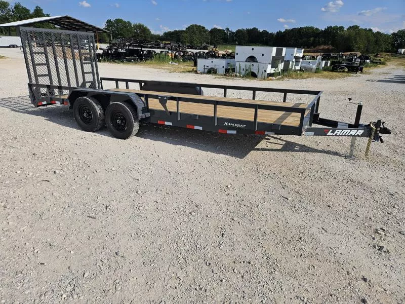 2026 Lamar 83X20 TANDEM 10K UTILITY W/5' HD SPRING GATE