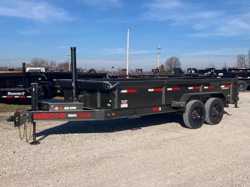 2026 MAXX-D 83X16 TANDEM 17.5K TELESCOPIC DUMP W/ 2' SIDES, HYDROJACK, 7GA FLOOR & SLIDE IN RAMPS