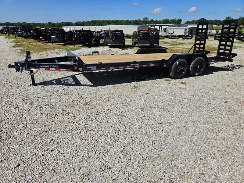 2025 Load Trail 83X22 TANDEM 14K EQUIPMENT HAULER W/WIDE STANDUPS TOOL TRAY & 8"  I-BEAM FRAME